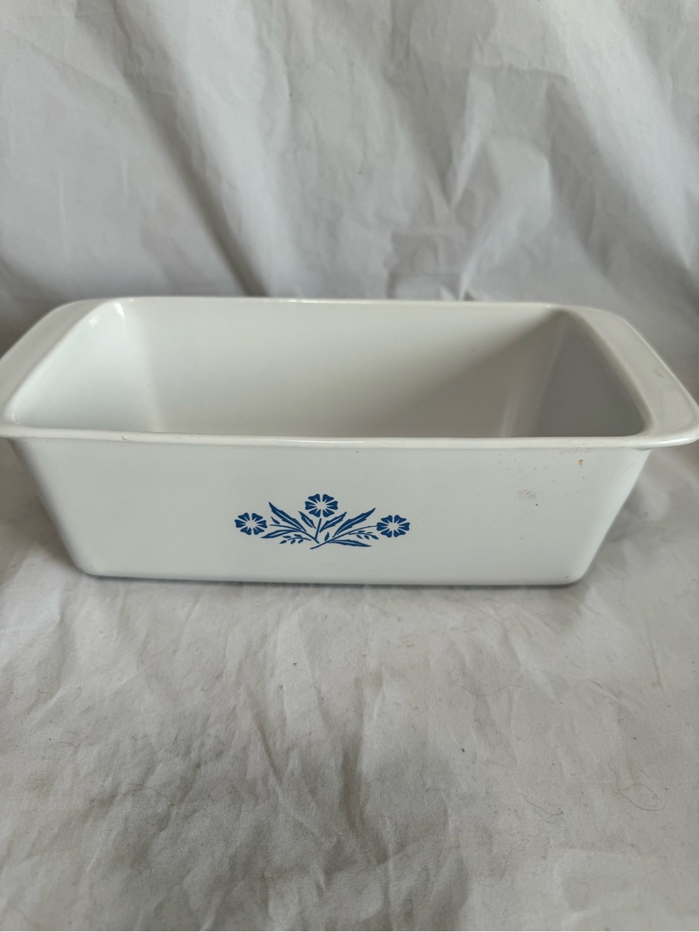 Vintage Corning Ware Blue Cornflower 9 x 5 x 3 - 2 Quart Loaf Bread Pan P-315B
